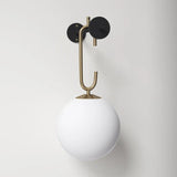 Nordic Creative Glass Wall Globe Light