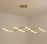 Modern Wire Pendant Light with LED Eye-Caring for Dining Room