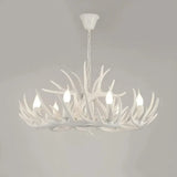 Rustic Deer Antler Chandelier for Dining Rooms, Anti Glare