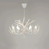 Rustic Deer Antler Chandelier for Dining Rooms, Anti Glare