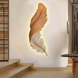 Modern Feather Wall Light Dimmable LED for Hallway