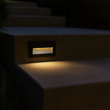 Modern Outdoor Step Light with Motion Sensor for Exterior Walls