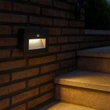 Modern Outdoor Step Light with Motion Sensor for Exterior Walls