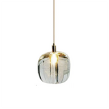 Modern Crystal Pendant Light Height Adjustable for Dining Rooms