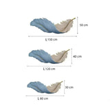 Modern Feather Wall Light Dimmable LED for Living Room