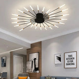 Modern Firework LED Flush Mount Ceiling Light for Living Room