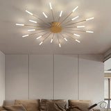 Modern Firework LED Flush Mount Ceiling Light for Living Room