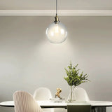 Vintage Glass Pendant Lighting Dimmable for Dining Room