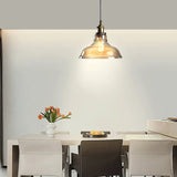 Vintage Glass Pendant Lighting Dimmable for Dining Room