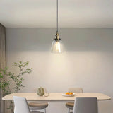 Vintage Glass Pendant Lighting Dimmable for Dining Room