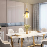 Vintage Glass Pendant Lighting Dimmable for Dining Room