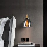 Vintage Glass Pendant Lighting Dimmable for Dining Room