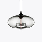 Retro Colorful Glass Pendant Light LED Dimmable for Dining Rooms