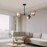 Modern Lava Chandelier Metal for Living Room, Height Adjustable