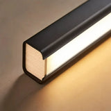 Minimalist Linear Pendant Light Metal Dimmable for Dining Room