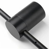 Close-up of the black metal finish and anti-glare diffuser