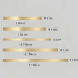 Size guide showing 60 cm to 150 cm lengths and a 5 cm dimension label