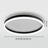 30 cm ,40 cm,50 cm and 60 cm LED ring ceiling light dimensions