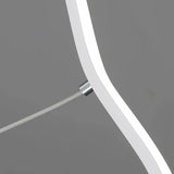 Minimalist Wave LED Linear Pendant Light for Dining Room