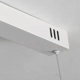 Minimalist Wave LED Linear Pendant Light for Dining Room