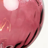 Modern metal and coloured glass pendant lamp with elegant minimalist design