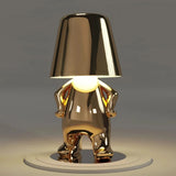 Gold and silver figure-inspired table lamp style options