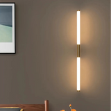 Modern Linear Gold LED Bathroom Wall Light