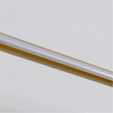 Acrylic diffuser detail on the linear LED wall light