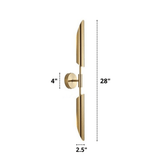 Luxury Gold Linear Up and Down Lights Indoor