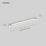 Modern Bathroom Wall Light Waterproof, Chrome Metal Design