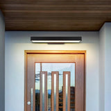 Rectangular Outdoor Wall Light IP65 Motion Sensor Black for Porch