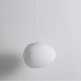 Close-up of the white PE pendant light shade