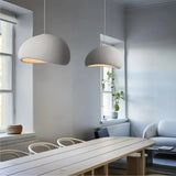 Nordic Wabi Sabi Dome Pendant Light Dimmable for Dining Room