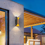 Exterior Up and Down Wall Light Modern Waterproof Metal
