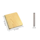 Nordic Book Table Lamp Wooden with Anti Glare Light for Bedroom
