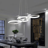 Metal Statement Pendant Light Dimmable Modern for Dining Room