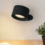 Black Rechargeable Magnetic Wall Light for Bedroom