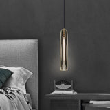 Luxury Brass Crystal Bedside Pendant Lighting