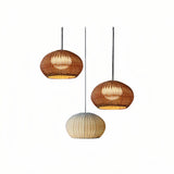Outdoor rattan pendant light with adjustable 150 cm hanging cable