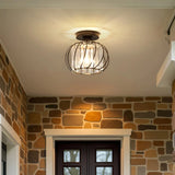 Modern Crystal Hallway Flush Ceiling Light, Long-Lasting