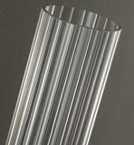 Post Modern Glass Brass Tube Wall Light