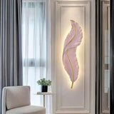Creative Feather Bedroom Wall Light