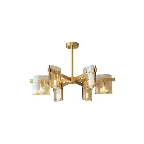 Gold Multi-Arm Bedroom Modern Chandelier - Clowas