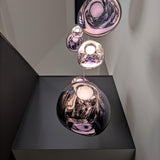 Modern Acrylic Lava Pendant Light Over Dining Table