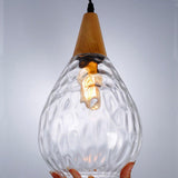 Artisan Glass Pendant Light Vintage Anti Glare for Dining Room