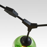 Bubble Branching Chandelier Mid Century Style Adjustable Glass for Living Room