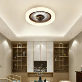 Nordic Wood Ceiling Fan with Light Dimmable for Bedroom, Quiet Design