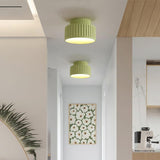 Modern White Wrinkled E27 Ceiling Light