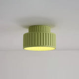 Modern White Wrinkled E27 Ceiling Light