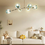 Mid Century Branching Bubble Chandelier Glass for Living Room, Arm Adjustable